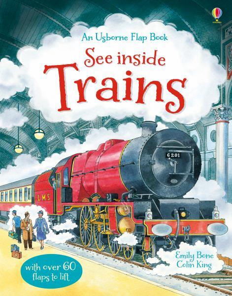See Inside Trains (Usborne Flap Book)