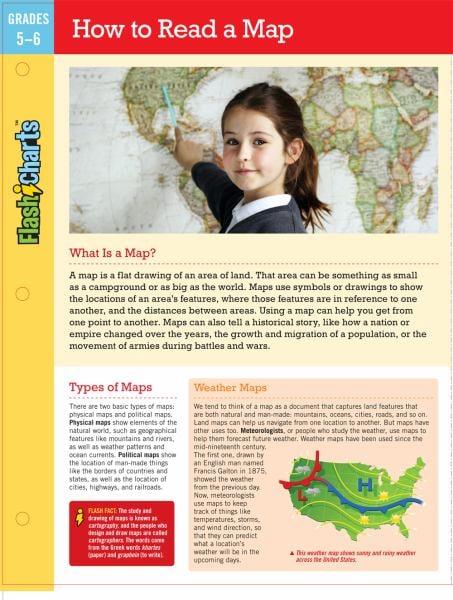 How to Read a Map (FlashCharts, Grades 5-6)