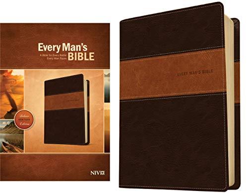 NIV Every Man's Bible, Deluxe Heritage Edition (Brown & Tan Imitation Leather)