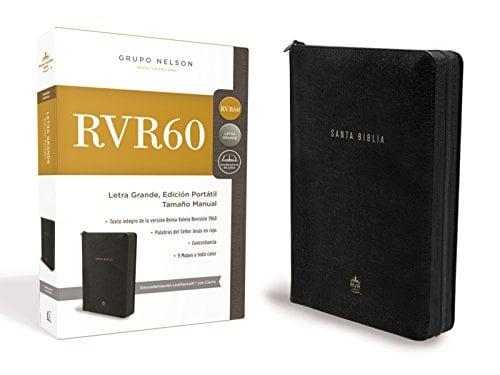 RVR60 Letra Grande, Edicion Portatil Tamano Manual Santa Biblia