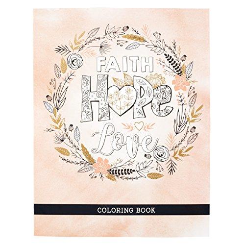 Faith Hope Love Coloring Book by Christian Art Gifts Inc. Book Outlet