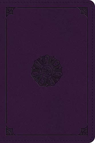 ESV Large Print Holy Bible (TruTone Lavender, Emblem Design)