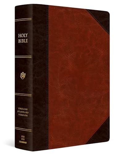 ESV, Super Giant Print Bible (TruTone, Brown/Cordovan, Portfolio Design)