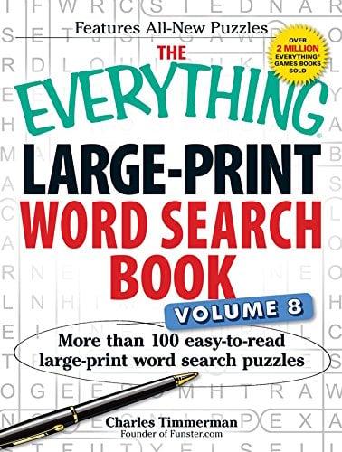 Large-Print Word Search Book, Volume 8 (The Everything)