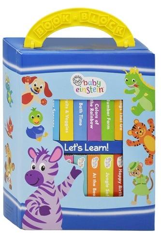 Baby Einstein Book Block (12 Board Books With Carry Handle)