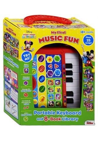 My First Music Fun Portable Keyboard and 8-Book Library (Disney Mickey Mouse Clubhouse)