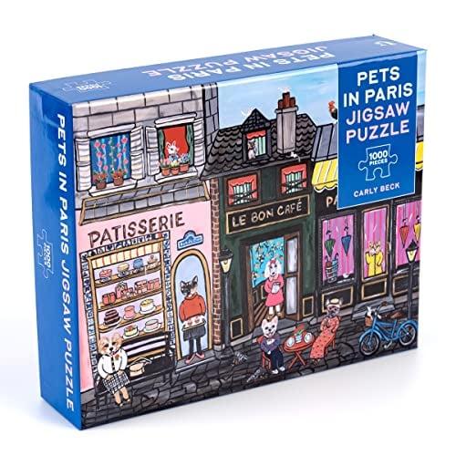 Pets in Paris: 1,000-Piece Jigsaw Puzzle