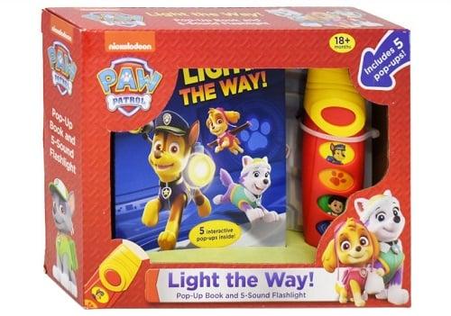 Light the Way! Pop-Up Book and 5-Sound Flashlight (Paw Patrol)