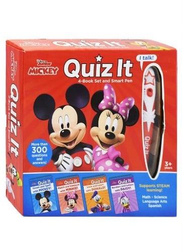 Quiz It 4-Book Set and Smart Pen (Disney Junior Mickey)