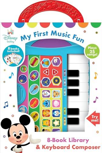 My First Music Fun 8-Book Library and Keyboard Composer Play-A-Sound (Disney Baby)