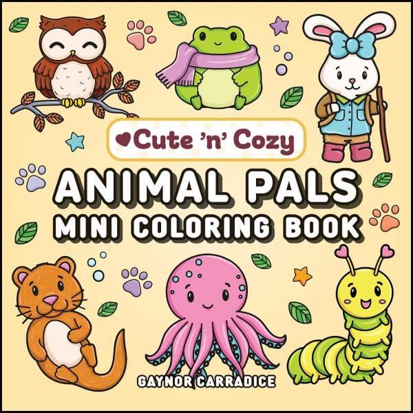 Animal Pals Mini Coloring Book (Cute 'n' Cozy)