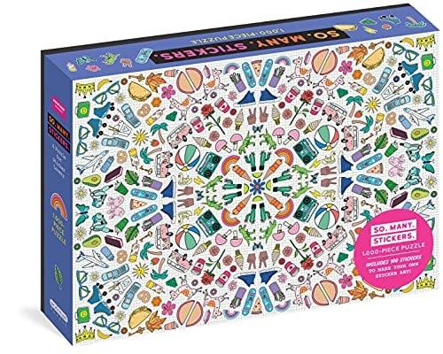 So. Many. Stickers. 1,000-Piece Puzzle (Workman Puzzle)