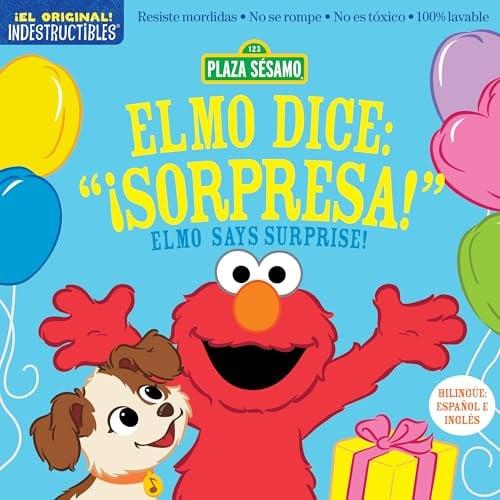 Elmo Dice: Sorpresa/Elmo Says Surprise (Sesame Street, Indestructibles)