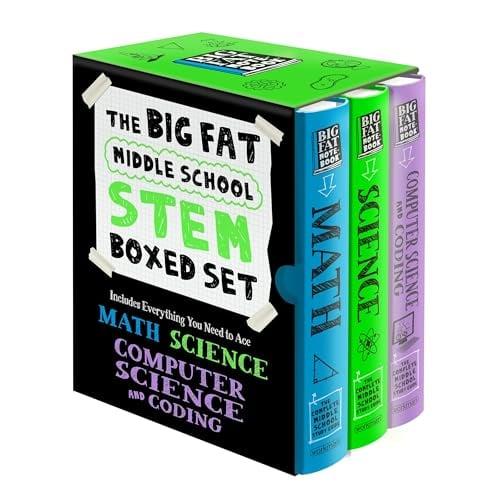 The Big Fat Middle School STEM Boxed Set (Everything You Need to Ace Math/Science/Computer Science and Coding)