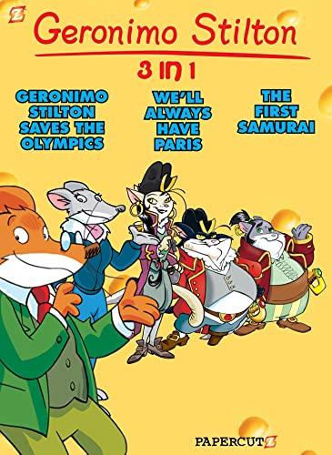 Geronimo Stilton 3-in-1, Volume 4 (Geronimo Stilton Graphic Novels: Geronimo's Greatest/Time-Travel Adventures/Battling the Pirate Cats!)