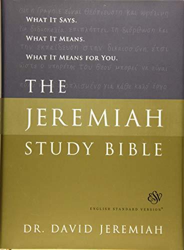 ESV. The Jeremiah Study Bible