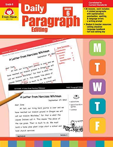 Daily Paragraph Editing (Grade 6)