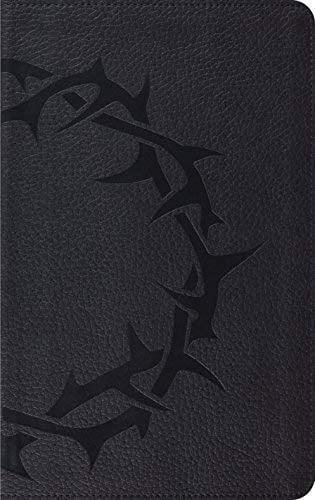 ESV Thinline Bible (TruTone, Charcoal, Crown Design)
