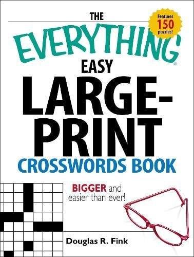 Easy Large-Print Crosswords Book (The Everything)