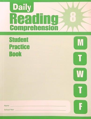 Daily Reading Comprehension, Grade 8 Individual Student Practice Book