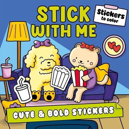 Stick With Me Sticker Coloring Book