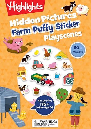 Hidden Pictures Farm Puffy Sticker Playscenes