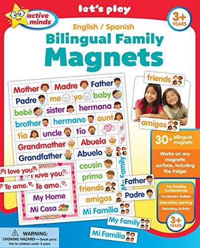 Bilingual Family Magnets: English/Spanish (Active Minds)