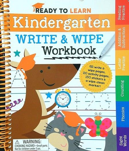 Kindergarten Write & Wipe Workbook