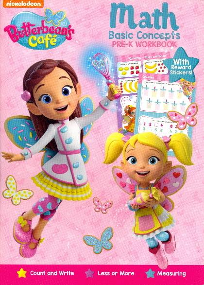 Math Basic Concepts: Pre-K Workbook (Butterbean's Cafe)