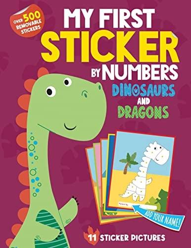 Dinosaurs and Dragons (My First Sticker by Numbers)
