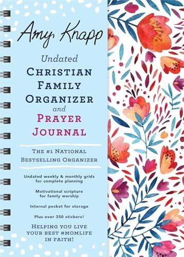 Undated Christian Family Organizer and Prayer Journal