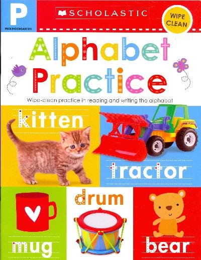 Alphabet Practice (Scholastic Wipe Clean Workbook, Grade Pre-K)