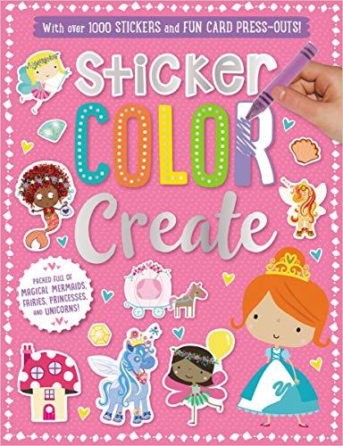 Sticker Color Create (Magical Mermaids, Princesses, Fairies, and Unicorns)