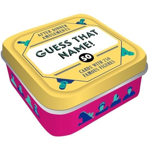 Guess That Name! 50 Cards With 250 Famous Figures (After Dinner Amusements)