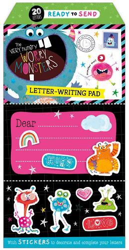Very Hungry Worry Monsters Letters Writing Pad
