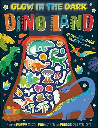 Glow in the Dark Dino Land Activity Book