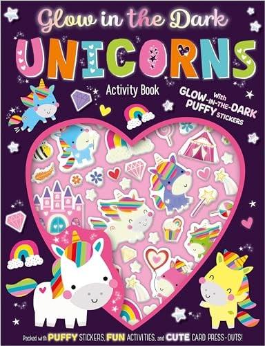 Unicorns Activity Book (Glow in the Dark)