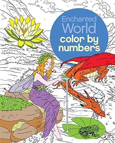 Enchanted World Color by Numbers (Arcturus Color by Numbers Collection)