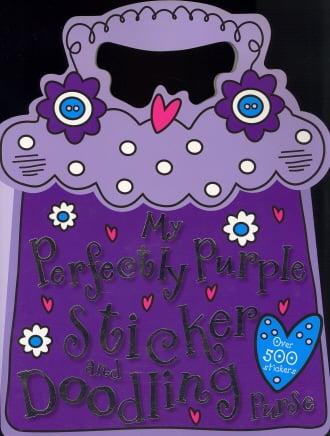 My Perfectly Purple Sticker and Doodling Purse