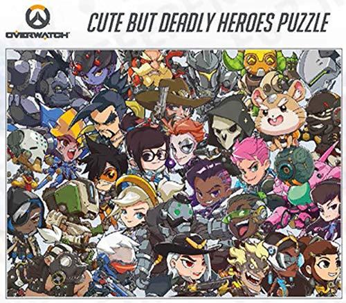 Cute But Deadly Heroes 1000-Piece Puzzle (Overwatch)