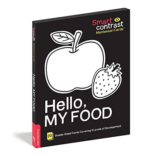 Hello, My Food (Smart Contrast Montessori Cards)