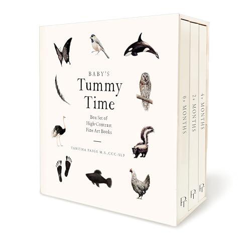 Baby's Tummy Time: Box Set of High-Contrast Fine Art Books (0+ Months/2+ Months/4+ Months)