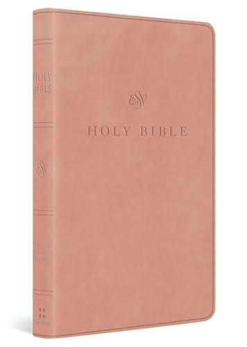 ESV, Large Print Premium Church Bible (TruTone, Blush Rose)