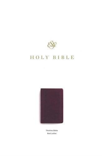 ESV, Thinline Bible (TruTone, Mahogany, Border Design)