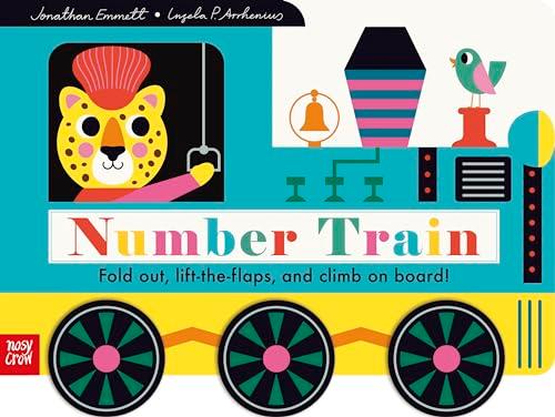 Number Train: Fold Out, Lift-The-Flaps, and Climb on Board!