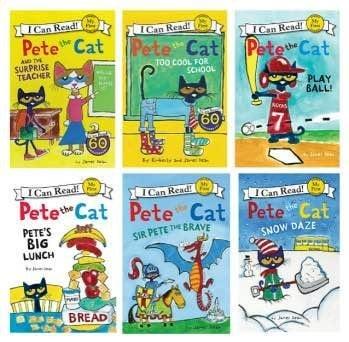 Pete the Cat (My First I Can Read! Beginning Reading Six-Book Set)