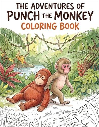 The Adventures of Punch the Monkey Coloring Book