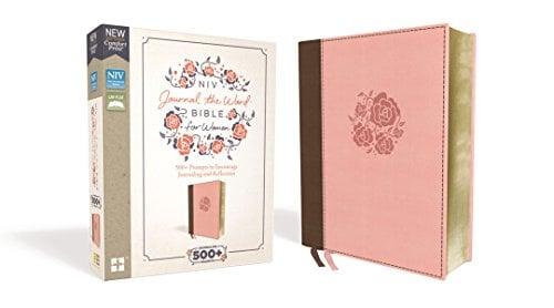 NIV Journal the Word Bible for Women (Brown/Pink Leathersoft)