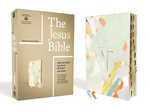 ESV, The Jesus Bible (Thumb Indexed, Multi-Color/Teal Leathersoft)