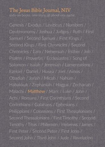 NIV, The Jesus Bible Journal: Matthew